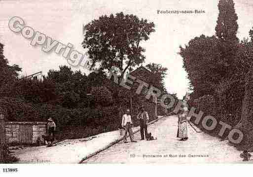 Ville de FONTENAYSBOIS, carte postale ancienne