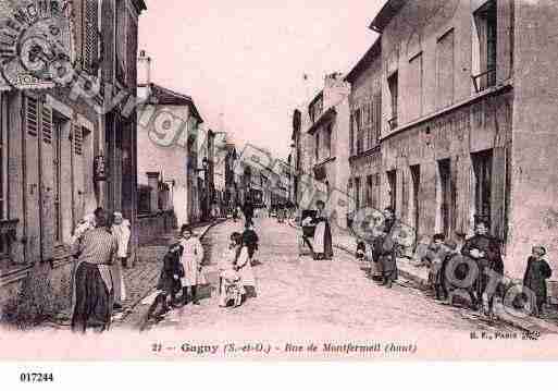 Ville de GAGNY, carte postale ancienne