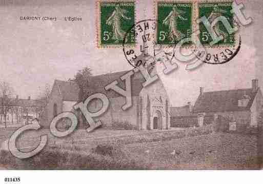 Ville de GARIGNY, carte postale ancienne Ville de GARIGNY, carte postale ancienne