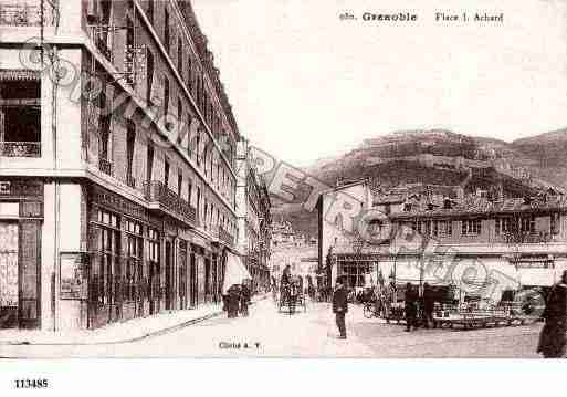 Ville de GRENOBLE, carte postale ancienne