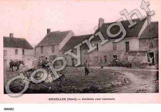 Ville de GRISOLLES, carte postale ancienne