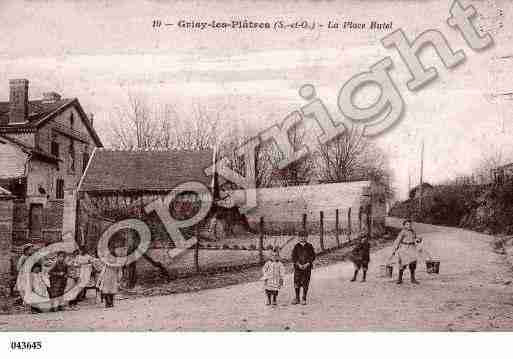 Ville de GRISYLESPLATRES, carte postale ancienne