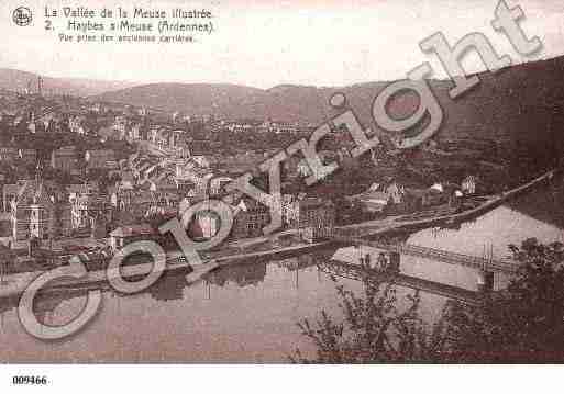 Ville de HAYBES, carte postale ancienne