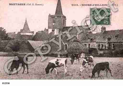 Ville de HILLION, carte postale ancienne