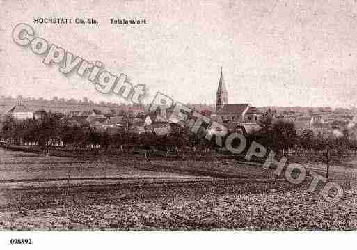 Ville de HOCHSTATT, carte postale ancienne