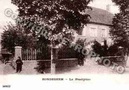 Ville de HONDEGHEM, carte postale ancienne