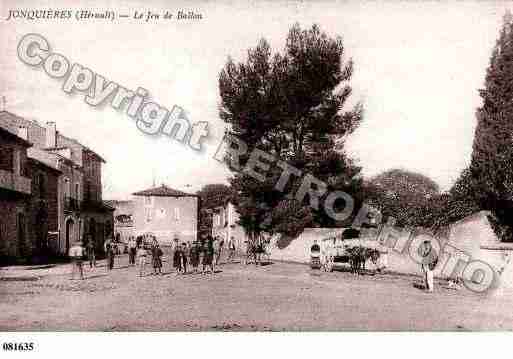 Ville de JONQUIERES, carte postale ancienne