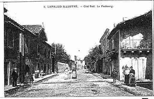 Ville de LAPALUD, carte postale ancienne