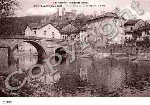 Ville de LAROQUEBROU, carte postale ancienne