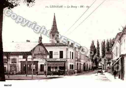 Ville de LEOGNAN, carte postale ancienne
