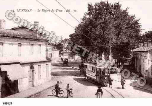 Ville de LEOGNAN, carte postale ancienne