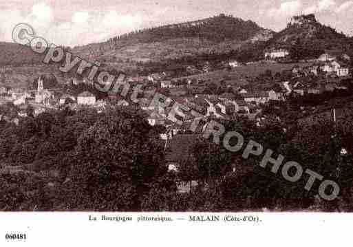 Ville de MALAIN, carte postale ancienne
