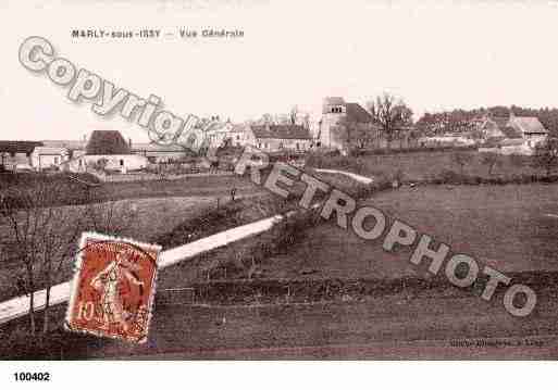 Ville de MARLYSOUSISSY, carte postale ancienne