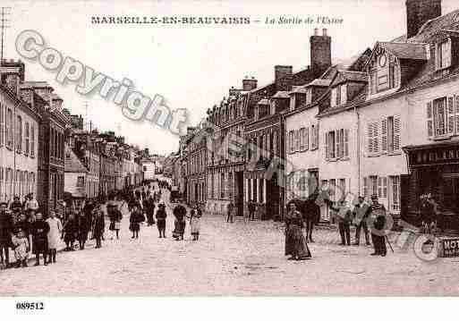 Ville de MARSEILLEENBEAUVAISISLEPETIT, carte postale ancienne