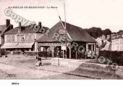 Ville de MARSEILLEENBEAUVAISISLEPETIT, carte postale ancienne