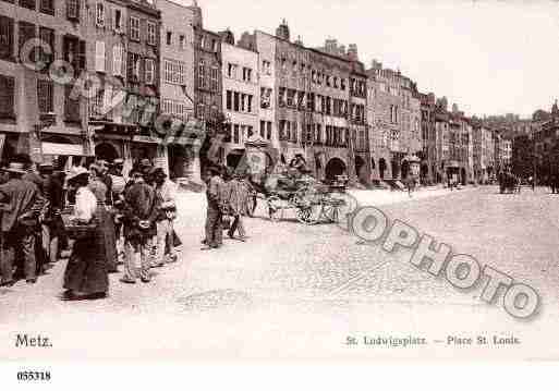 Ville de METZ, carte postale ancienne