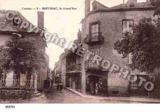 Ville de MEYSSAC, carte postale ancienne