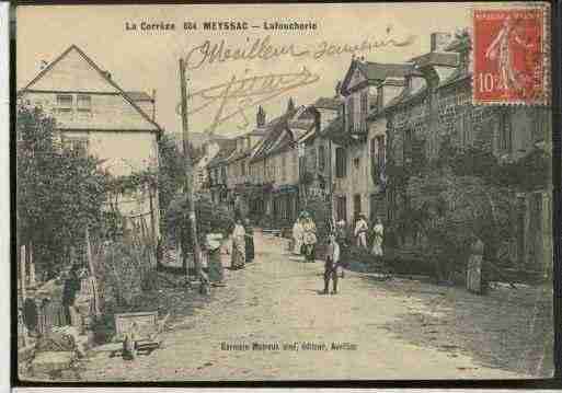 Ville de MEYSSAC, carte postale ancienne