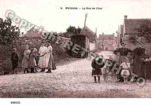 Ville de MOISSON, carte postale ancienne