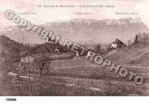 Ville de MOLLETTES(LES), carte postale ancienne