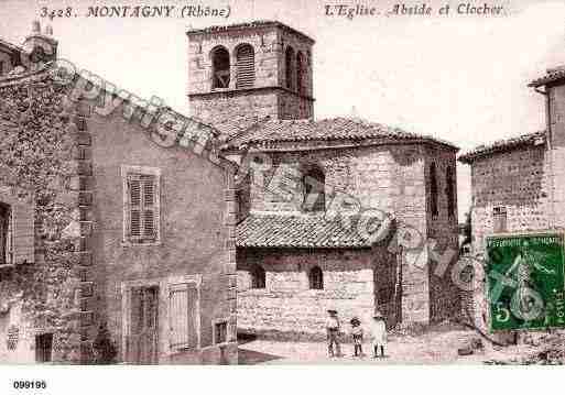 Ville de MONTAGNY, carte postale ancienne