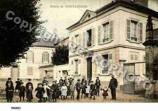 Ville de MONTLIGNON, carte postale ancienne