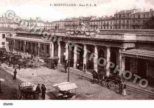 Ville de MONTPELLIER, carte postale ancienne