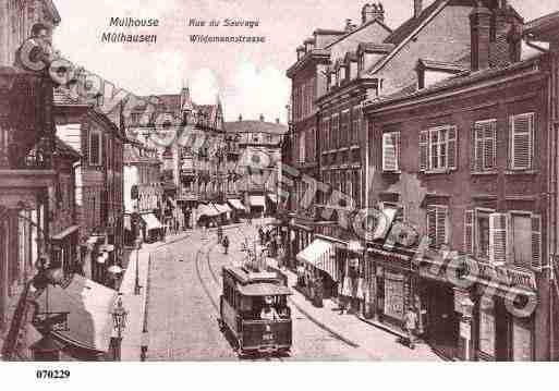 Ville de MULHOUSE, carte postale ancienne