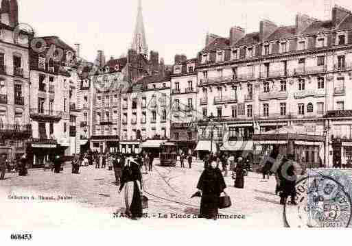 Ville de NANTES, carte postale ancienne