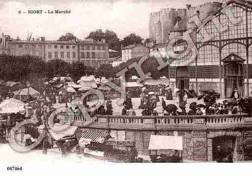 Ville de NIORT, carte postale ancienne