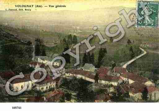 Ville de NURIEUXVOLOGNAT, carte postale ancienne