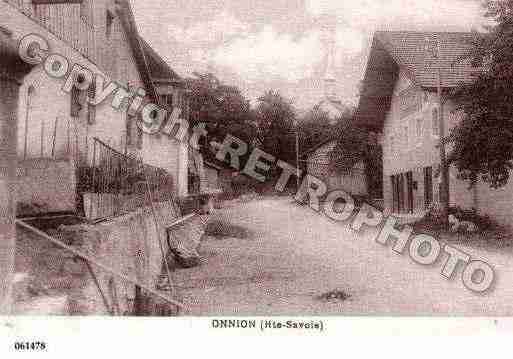 Ville de ONNION, carte postale ancienne