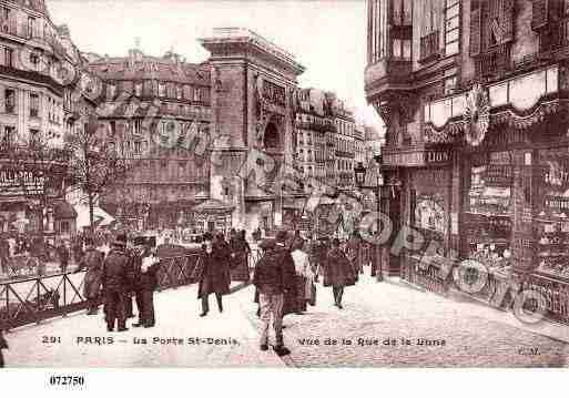 Ville de PARIS10, carte postale ancienne