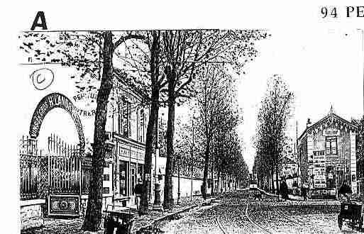 Ville de PERREUXSMARNE(LE), carte postale ancienne