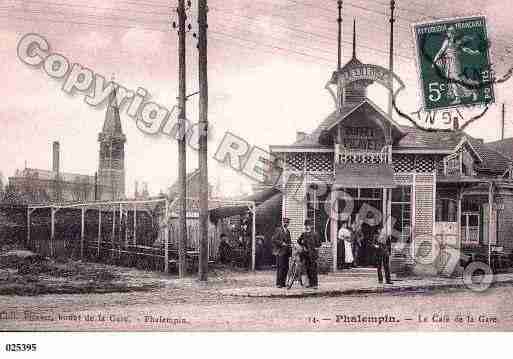Ville de PHALEMPIN, carte postale ancienne
