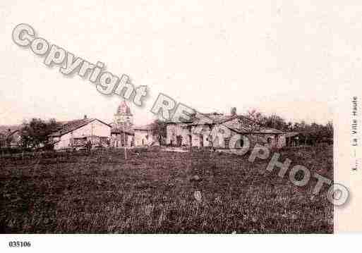 Ville de RARECOURT, carte postale ancienne