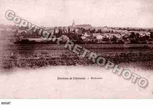Ville de RARECOURT, carte postale ancienne
