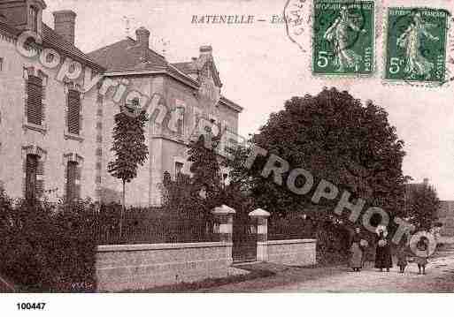 Ville de RATENELLE, carte postale ancienne