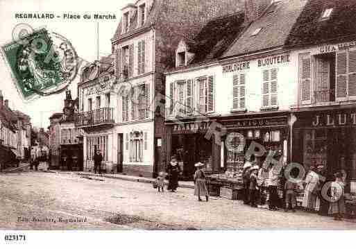 Ville de REMALARD, carte postale ancienne