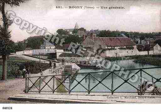 Ville de ROGNY, carte postale ancienne Ville de ROGNY, carte postale ancienne