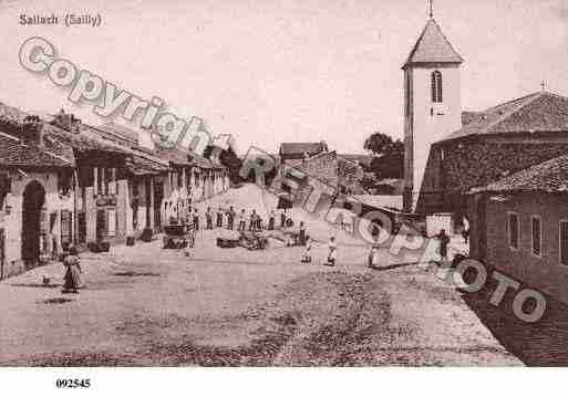 Ville de SAILLYACHATEL, carte postale ancienne