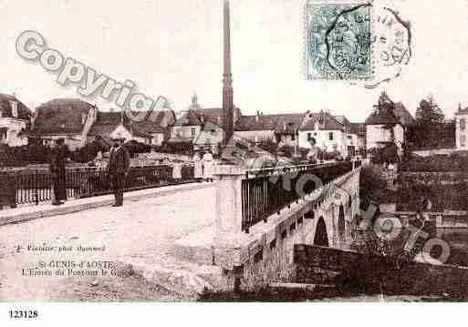 Ville de SAINTGENIXSURGUIERS, carte postale ancienne Ville de SAINTGENIXSURGUIERS, carte postale ancienne