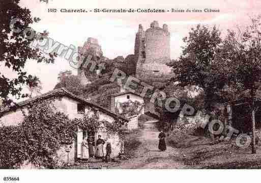 Ville de SAINTGERMAINDECONFOLENS, carte postale ancienne Ville de SAINTGERMAINDECONFOLENS, carte postale ancienne