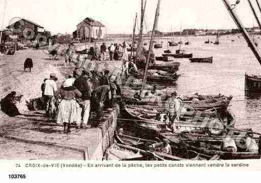 Ville de SAINTGILLESCROIXDEVIE, carte postale ancienne