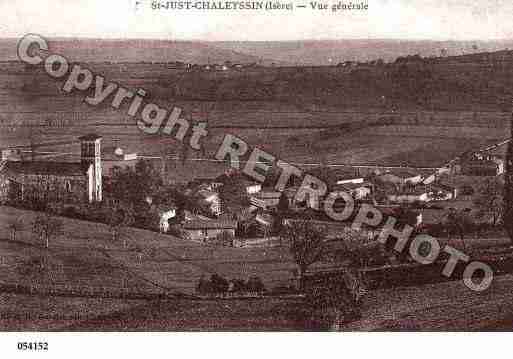 Ville de SAINTJUSTCHALEYSSIN, carte postale ancienne