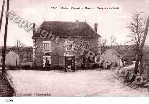 Ville de SAINTLEOMER, carte postale ancienne