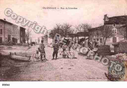 Ville de SAIZERAIS, carte postale ancienne