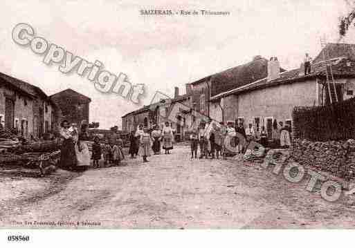 Ville de SAIZERAIS, carte postale ancienne