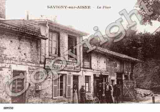 Ville de SAVIGNYSURAISNE, carte postale ancienne