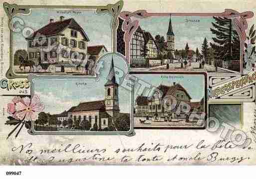 Ville de SPECHBACHLEBAS, carte postale ancienne